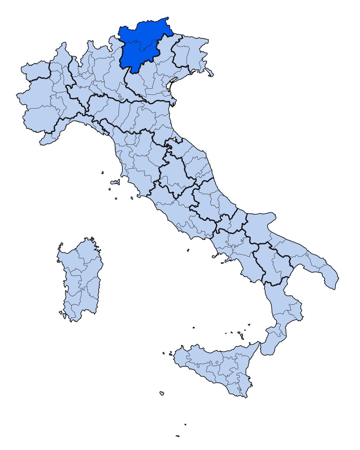 Hidrostal - Mappa Italia